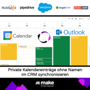 Private Kalendereinträge ohne Namen im CRM synchronisieren